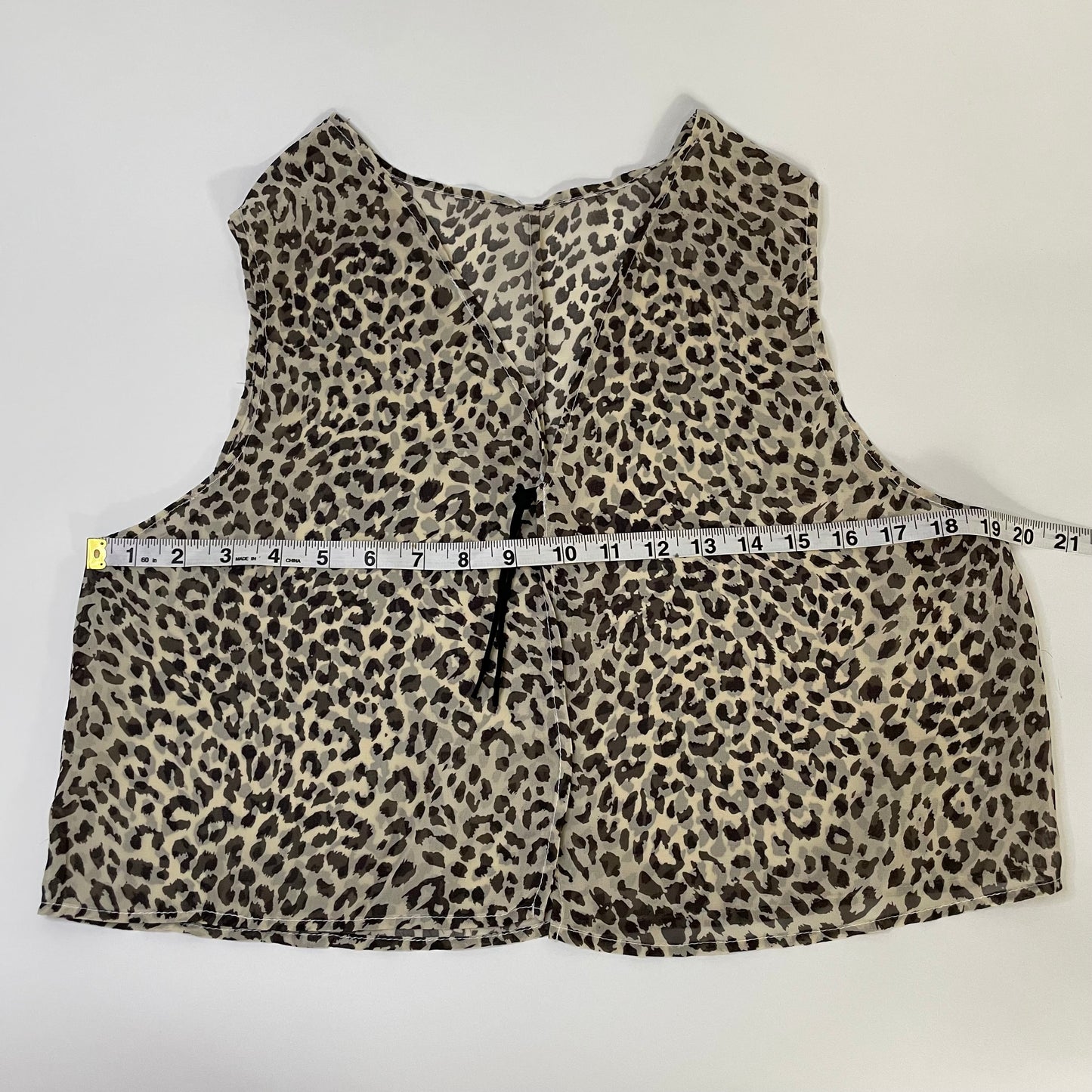 Leopard vest