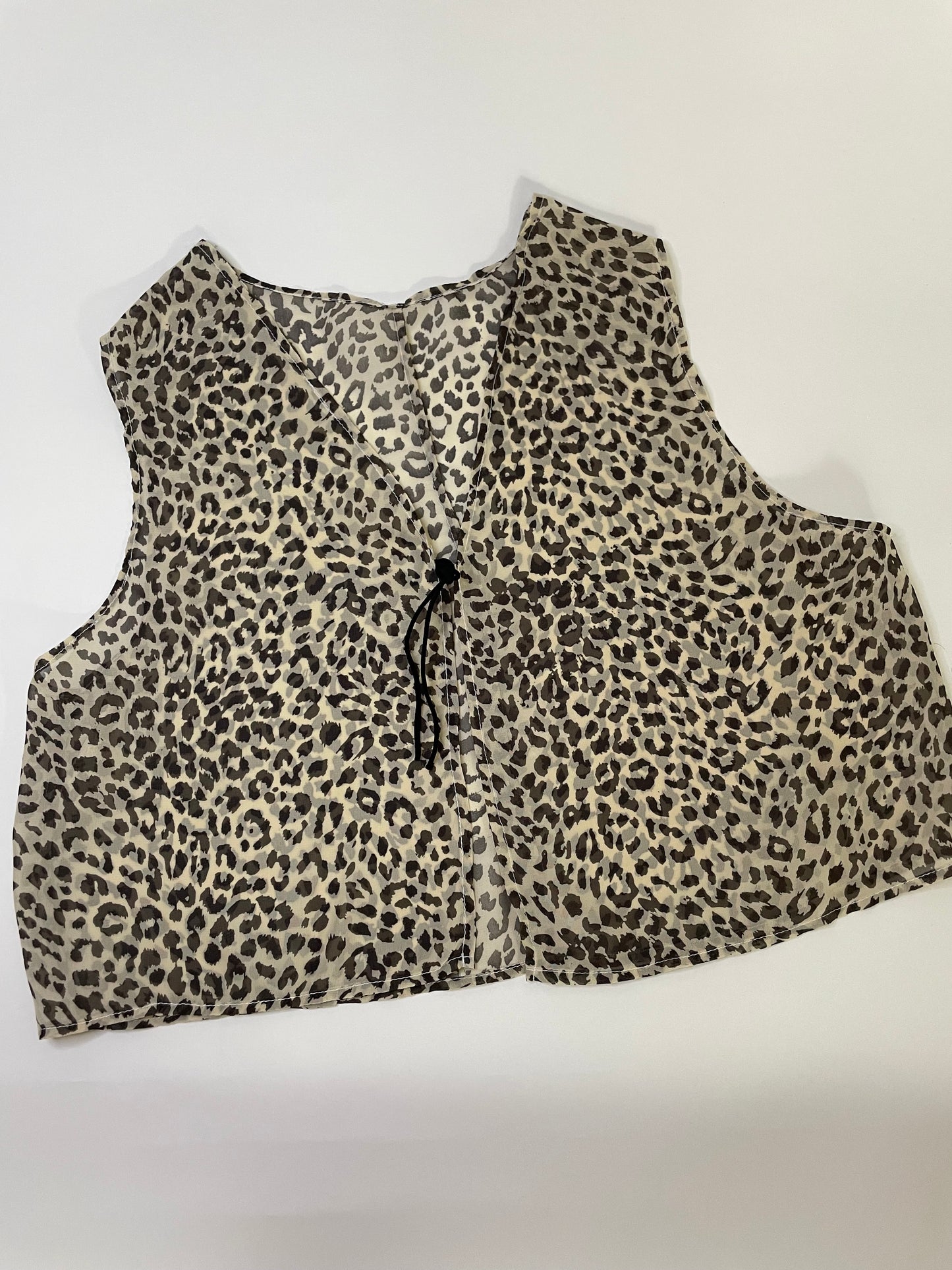 Leopard vest