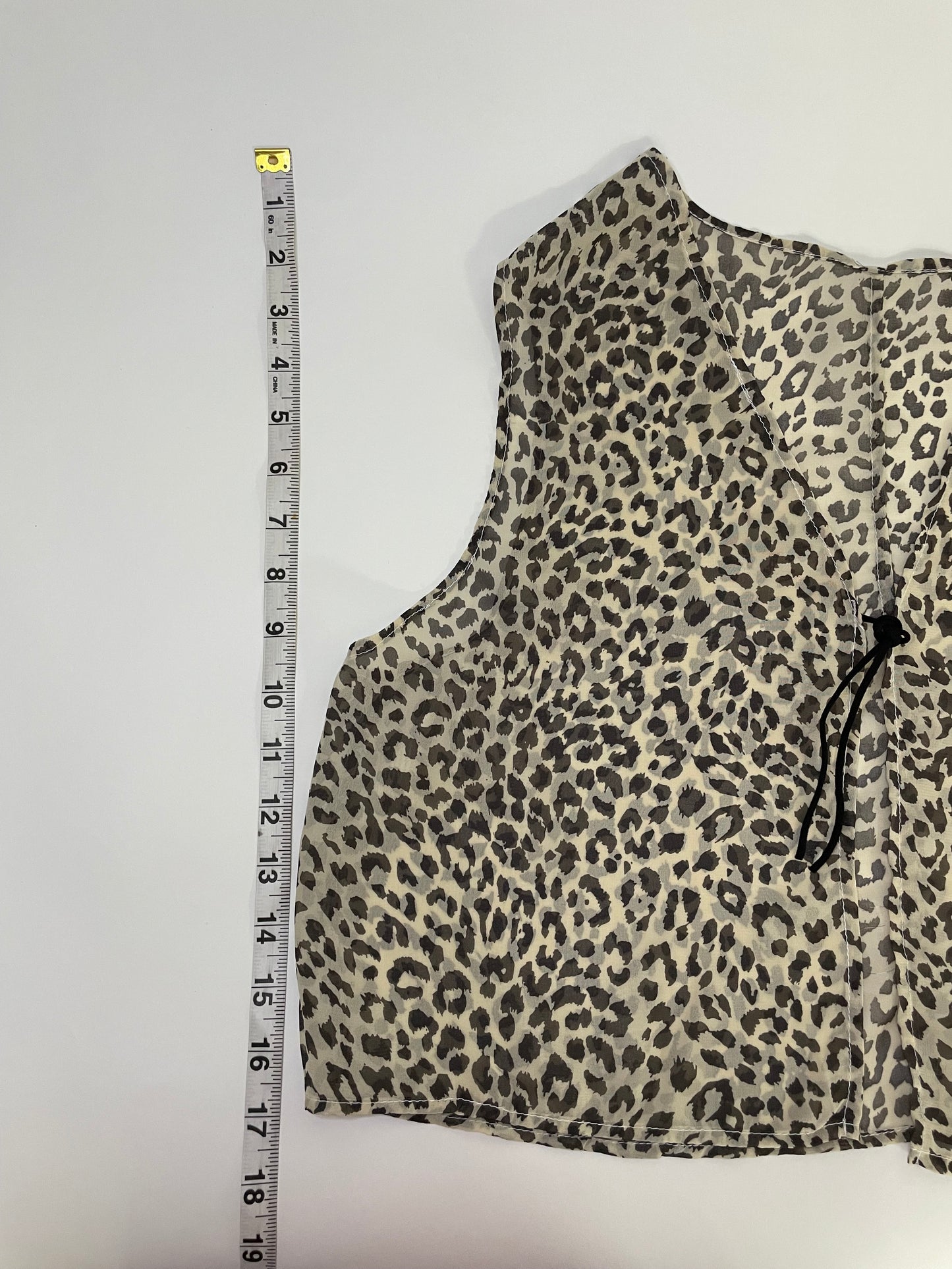 Leopard vest